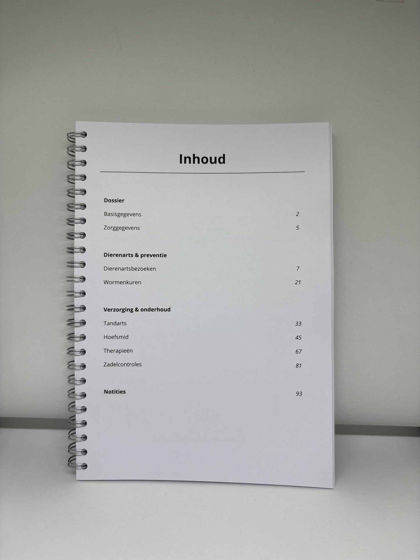 HK EquiCare Logboek