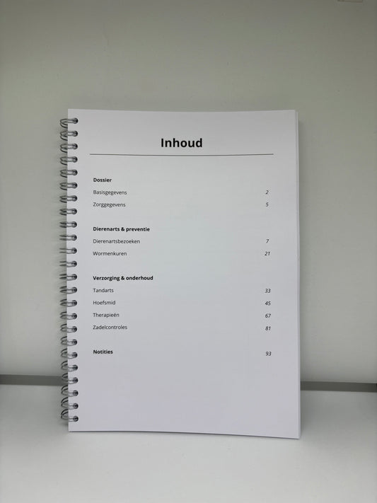 HK EquiCare Logboek